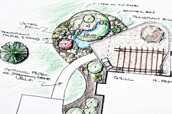 a rock garden design